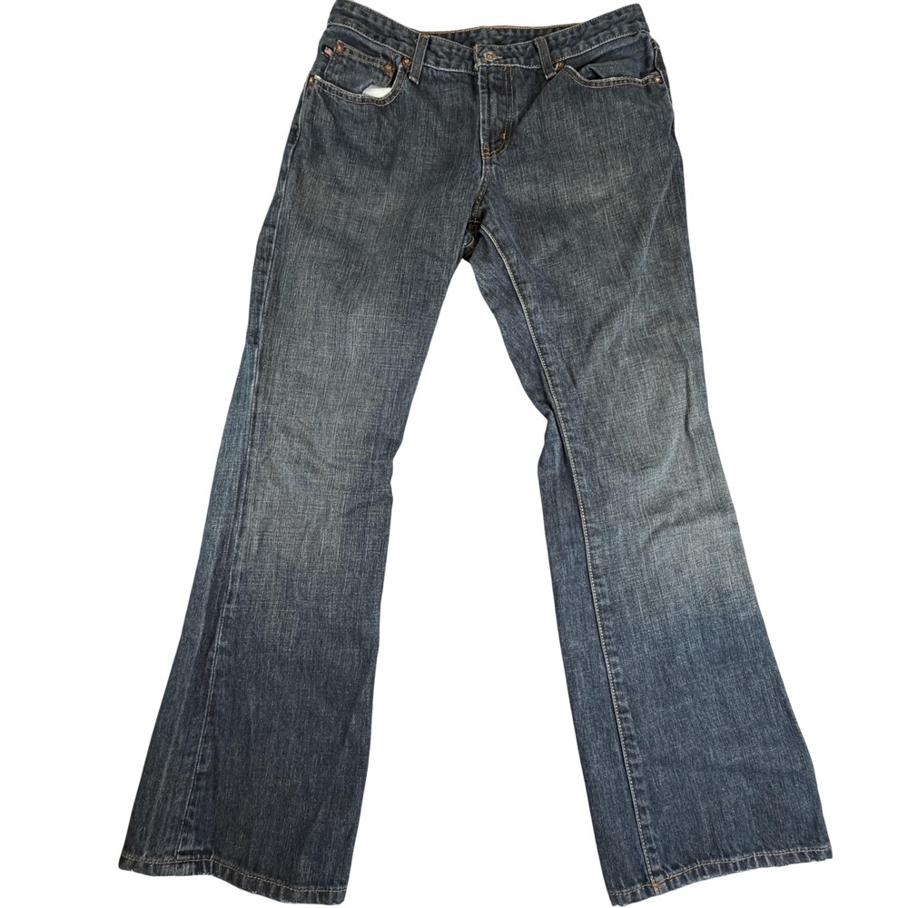 Polo Jeans Co. Jeans Womens 10x32 Blue Denim Mid Rise Bootcut Leg Kelly Jean